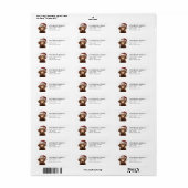 Labrador Retriever Retouradreslabels Etiket (Full Sheet)