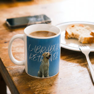 Labrador Retriever Retro Foto Hond Moeder Cadeau M Koffiemok