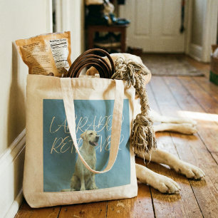 Labrador Retriever Retro Foto Hond Moeder Cadeauta Tote Bag