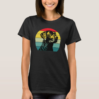 Labrador Retriever Retro Grafische T-shirt