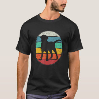 Labrador Retriever Retro Stijl Lab Hond Mannen T-shirt