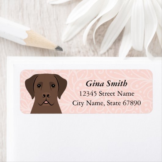 Labrador Retriever Return Address Labels (Insitu)