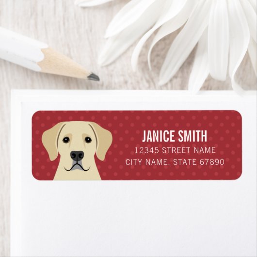 Labrador Retriever Return Address Labels (Insitu)