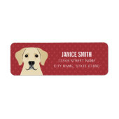Labrador Retriever Return Address Labels (Voorkant)