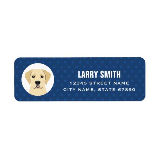 Labrador Retriever Return Address Labels (Voorkant)