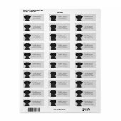 Labrador Retriever Return Address Labels (Full Sheet)
