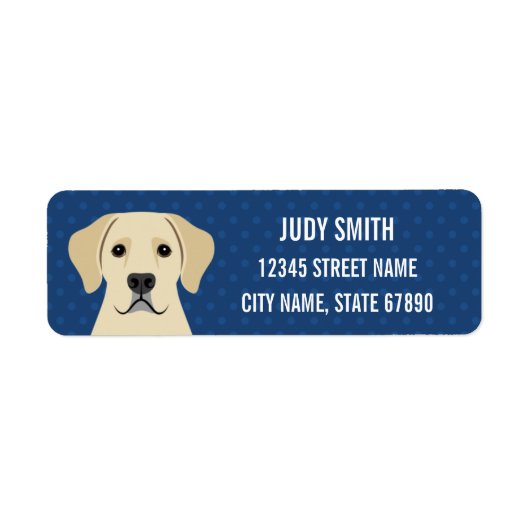 Labrador Retriever Return Address Labels (Voorkant)