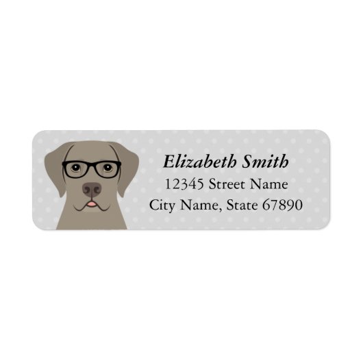Labrador Retriever Return Address Labels (Voorkant)