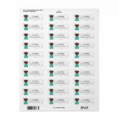 Labrador Retriever Return Address Labels (Full Sheet)