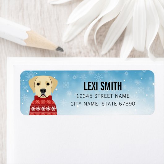 Labrador Retriever Return Address Labels (Insitu)