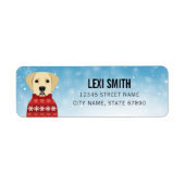Labrador Retriever Return Address Labels (Voorkant)