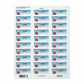 Labrador Retriever Return Address Labels (Full Sheet)