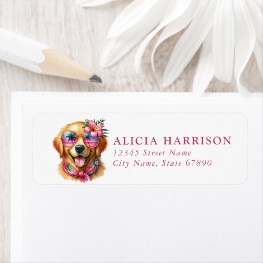 Labrador Retriever Return Address Labels (Insitu)