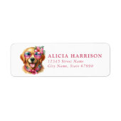 Labrador Retriever Return Address Labels (Voorkant)