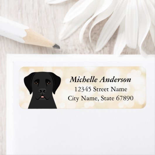 Labrador Retriever Return Address Labels (Insitu)