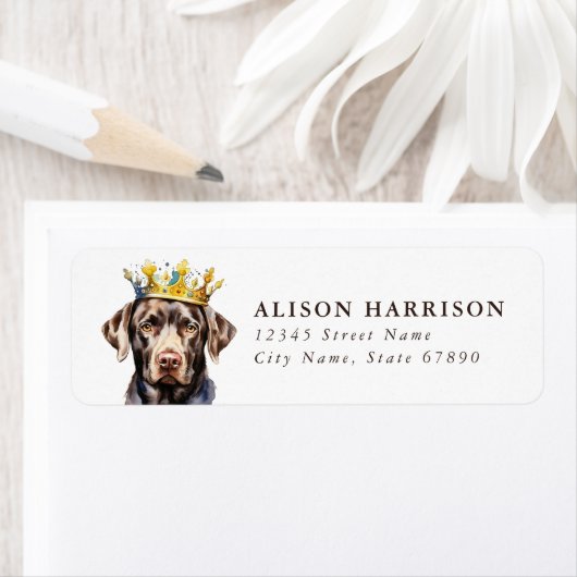 Labrador Retriever Return Address Labels (Insitu)
