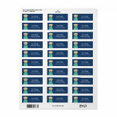 Labrador Retriever Return Address Labels (Full Sheet)