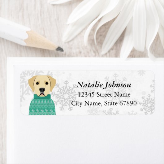Labrador Retriever Return Address Labels (Insitu)
