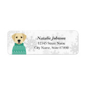 Labrador Retriever Return Address Labels (Voorkant)