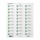 Labrador Retriever Return Address Labels (Full Sheet)