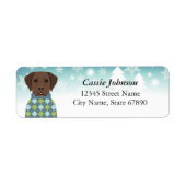 Labrador Retriever Return Address Labels (Voorkant)