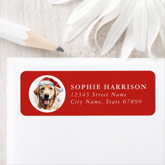 Labrador Retriever Return Address Labels (Insitu)