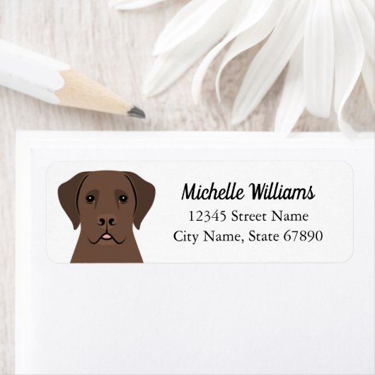 Labrador Retriever Return Address Labels (Insitu)