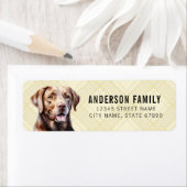 Labrador Retriever Return Address Labels (Insitu)