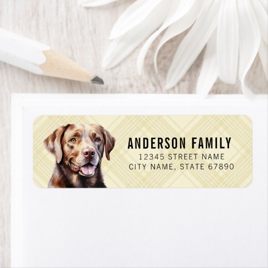 Labrador Retriever Return Address Labels (Insitu)