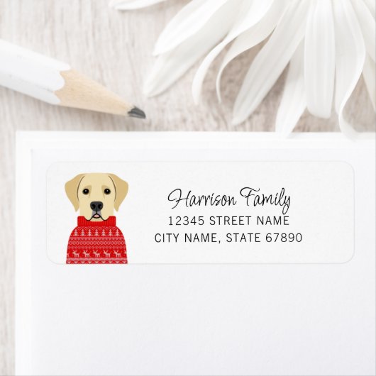 Labrador Retriever Return Address Labels (Insitu)