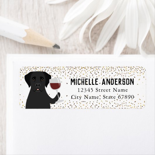 Labrador Retriever Return Address Labels (Insitu)
