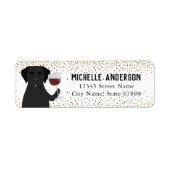 Labrador Retriever Return Address Labels (Voorkant)