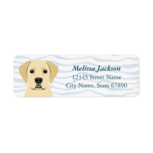 Labrador Retriever Return Address Labels (Voorkant)
