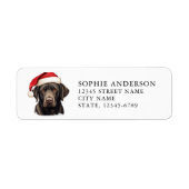 Labrador Retriever Return Address Labels (Voorkant)