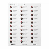 Labrador Retriever Return Address Labels (Full Sheet)