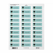 Labrador Retriever Return Address Labels (Full Sheet)