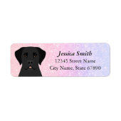 Labrador Retriever Return Address Labels (Voorkant)