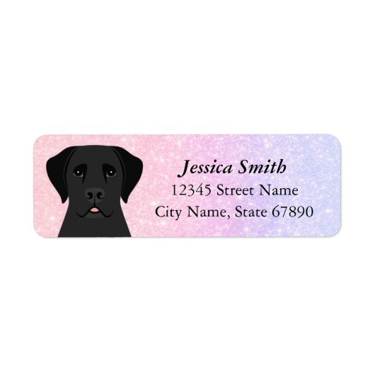Labrador Retriever Return Address Labels (Voorkant)