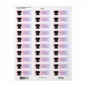 Labrador Retriever Return Address Labels (Full Sheet)
