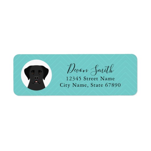 Labrador Retriever Return Address Labels (Voorkant)