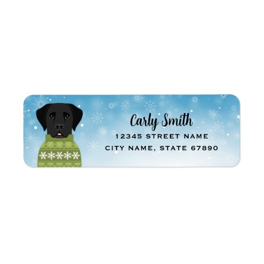 Labrador Retriever Return Address Labels (Voorkant)