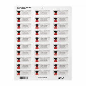 Labrador Retriever Return Address Labels (Full Sheet)
