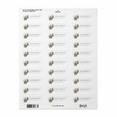 Labrador Retriever Return Address Labels (Full Sheet)