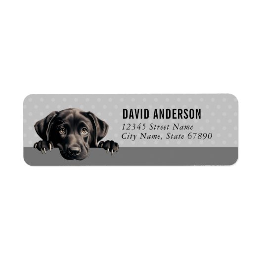 Labrador Retriever Return Address Labels (Voorkant)