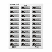 Labrador Retriever Return Address Labels (Full Sheet)