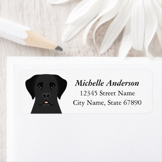 Labrador Retriever Return Address Labels (Insitu)