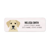 Labrador Retriever Return Address Labels (Voorkant)