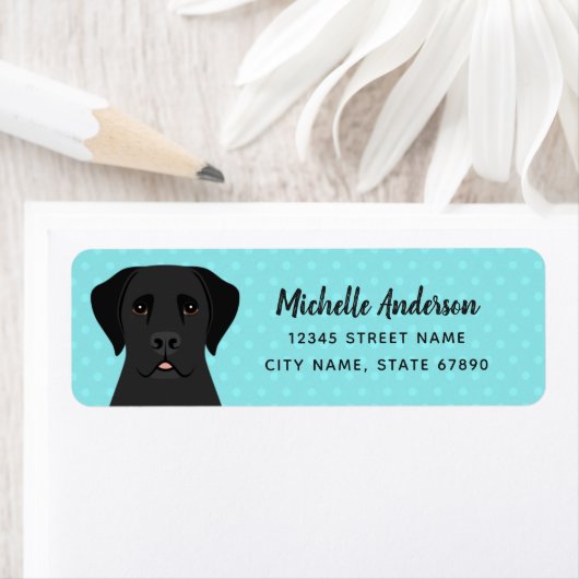 Labrador Retriever Return Address Labels (Insitu)