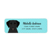 Labrador Retriever Return Address Labels (Voorkant)
