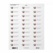 Labrador Retriever Return Address Labels (Full Sheet)